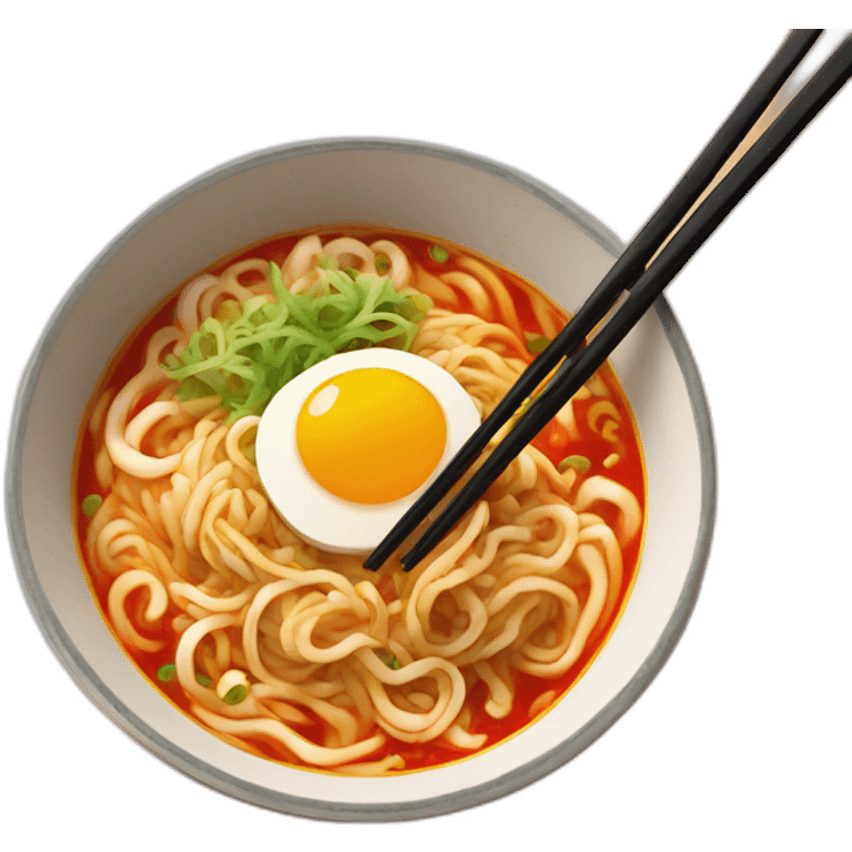 Spicy Ramen Bowl emoji