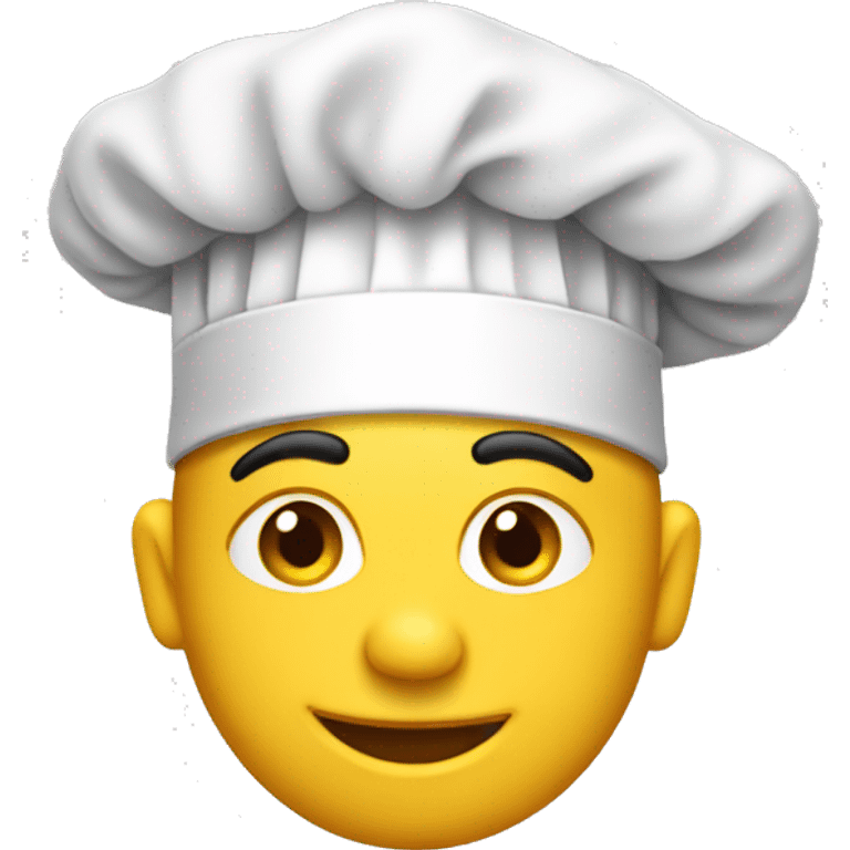 Gorro de chef emoji