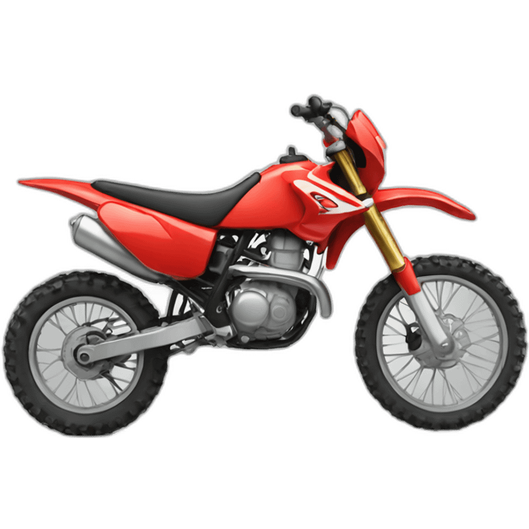 Red motocross bike emoji