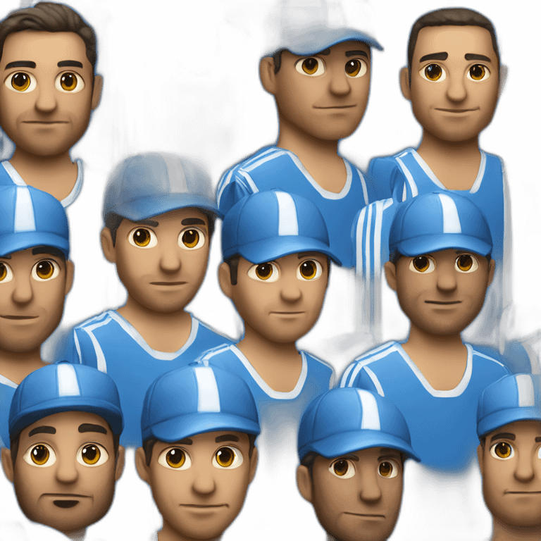 Un maillot de basket bleu avec écrit 14 dessus dans le style de IOS emoji