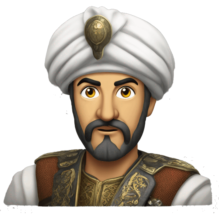  ottoman janissary photorealistic serious emoji