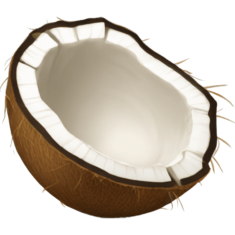 open coconut emoji