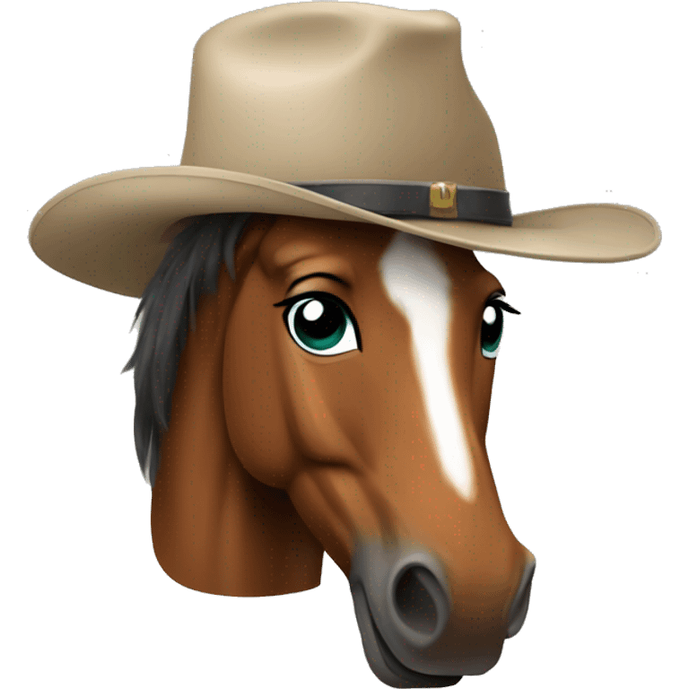 Horse riding hat emoji