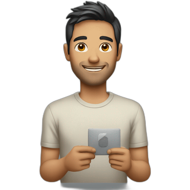 Guy holding cmaera emoji