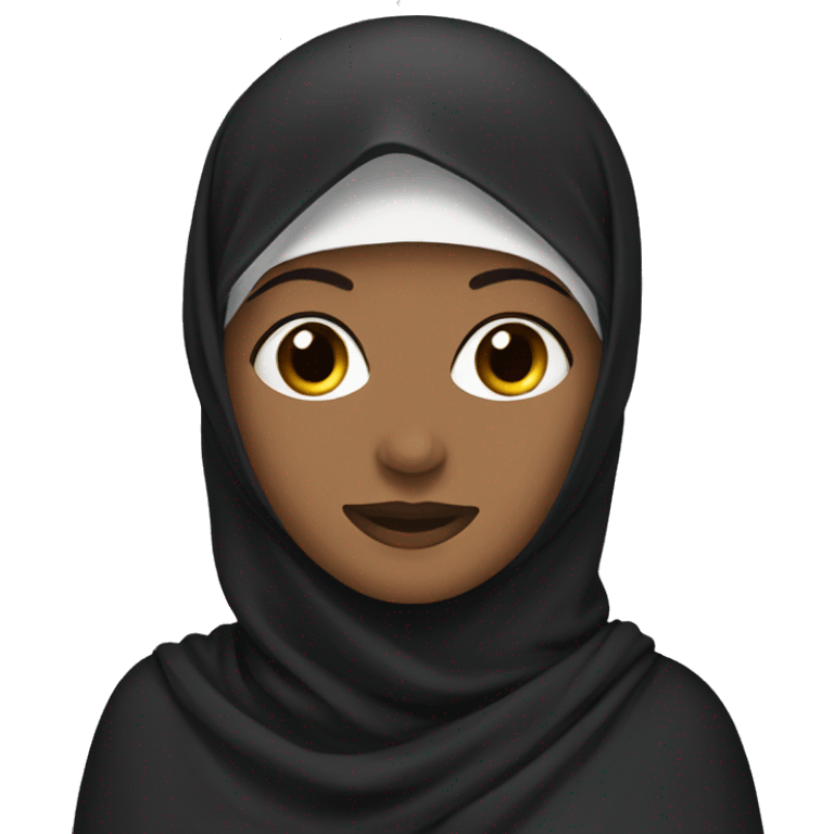 Woman with niqab  emoji