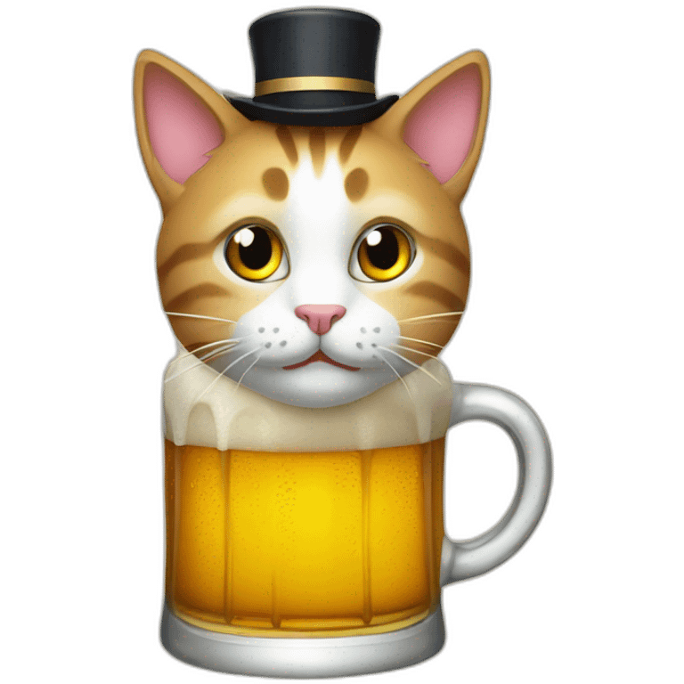 cat-beer emoji