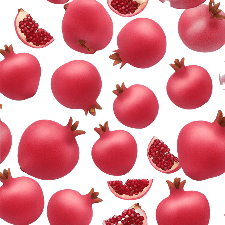 one pomegranate emoji