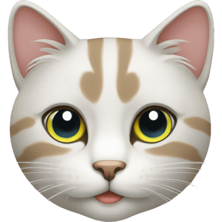 Cat 3 colors emoji