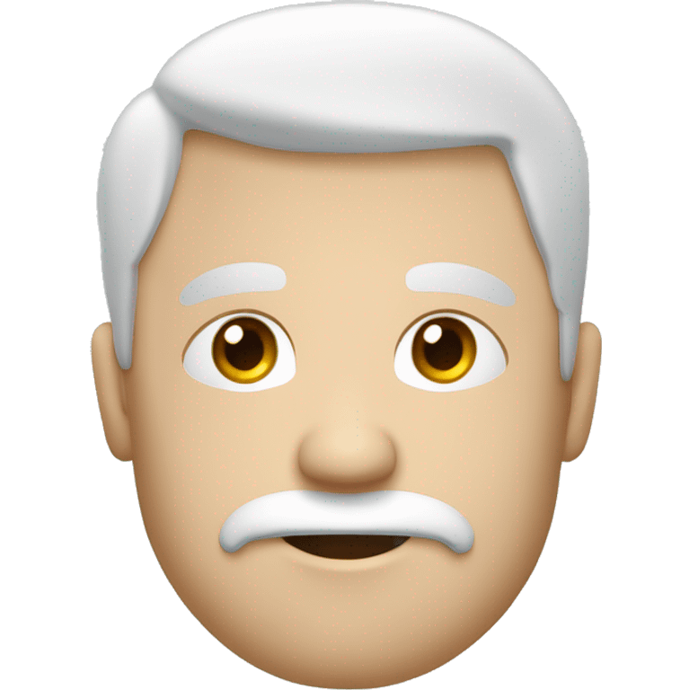 Hombre blanco sin cabello y ojos azules lana tanto un dado como ok emoji