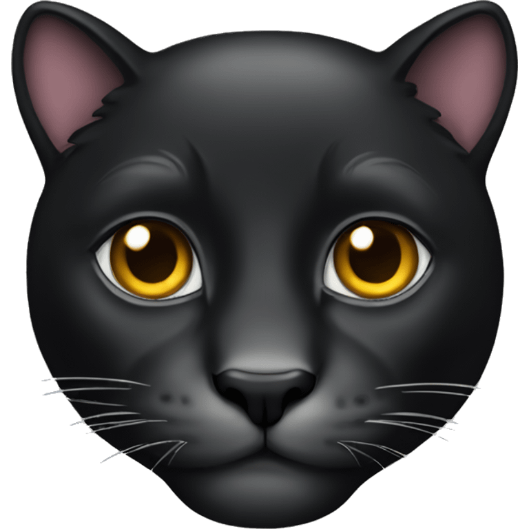 Black big cat emoji