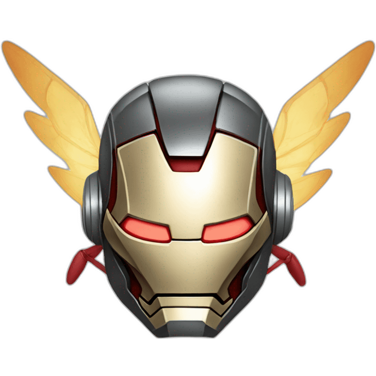 Iron man fly emoji