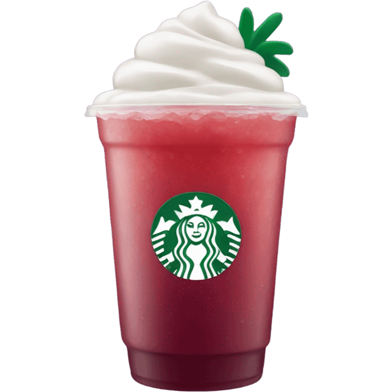 Starbucks Strawberry Açaí drink emoji