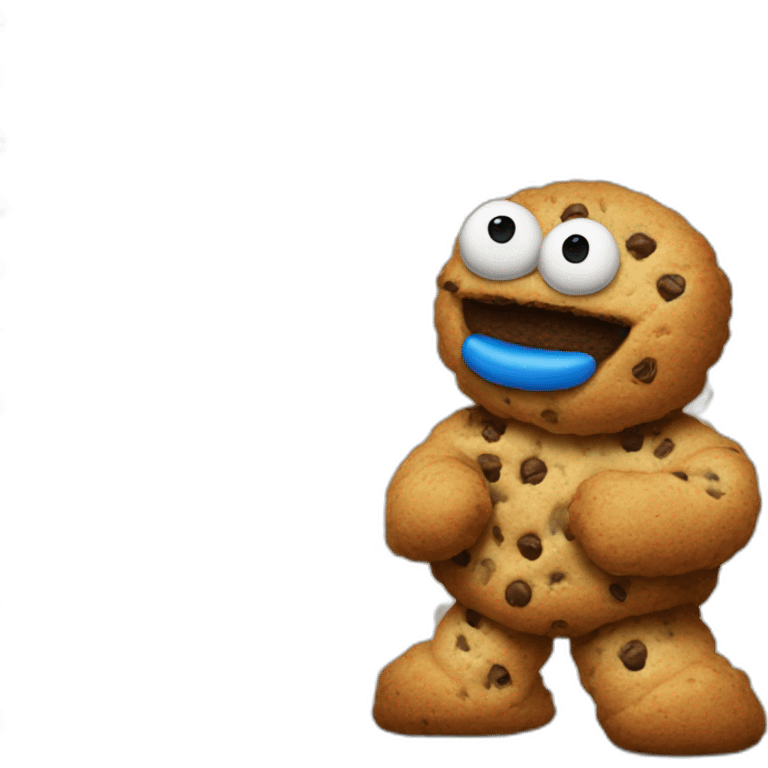 Cookie monster at war emoji