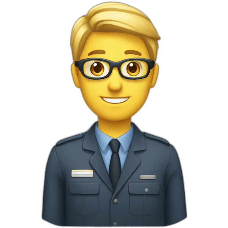 Caucasian Service desk agent emoji