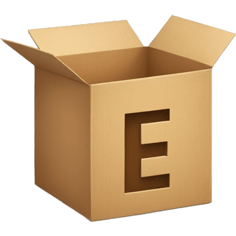 letter E in a box emoji