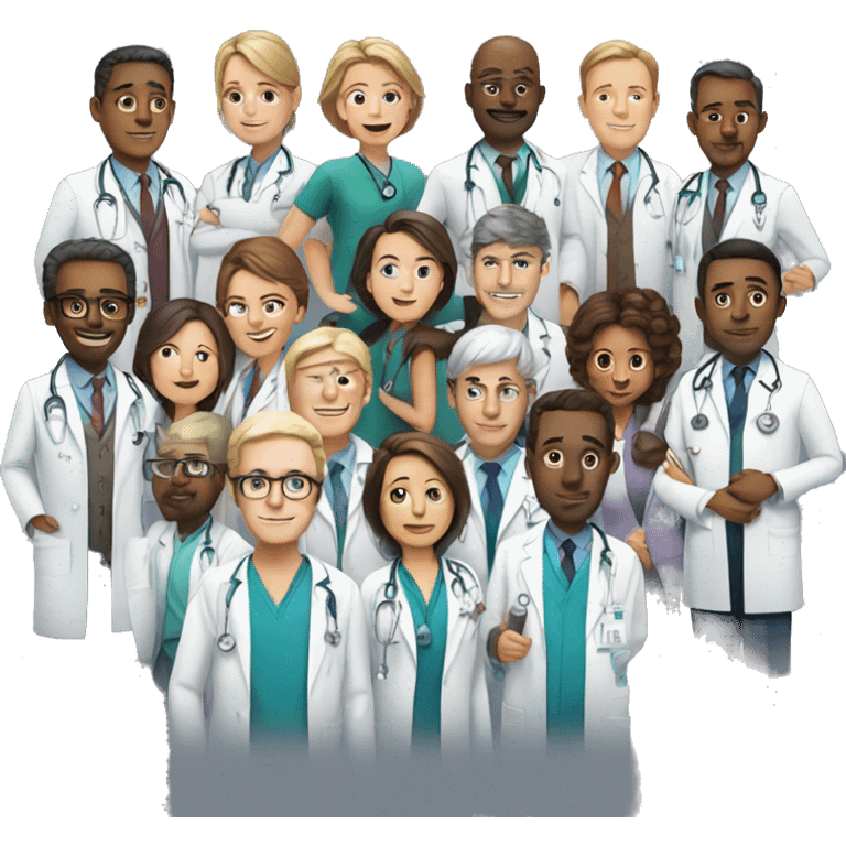 party of doctors emoji