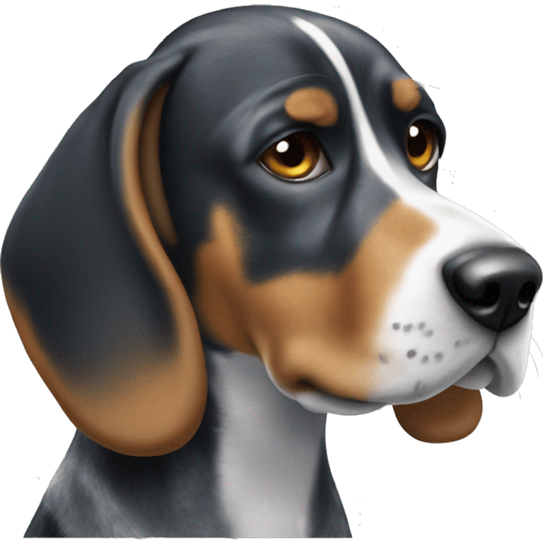 Bluetick beagle emoji