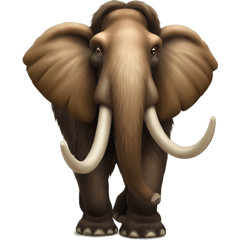 Hyper realistic mammoth  emoji