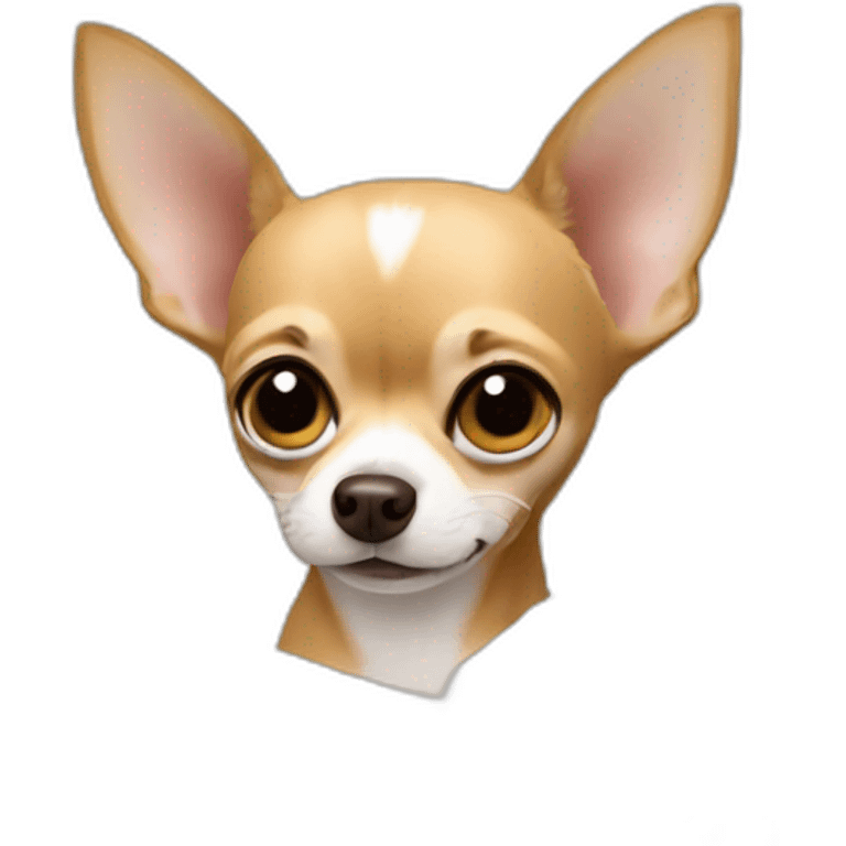 chihuahua reading the newspaper emoji