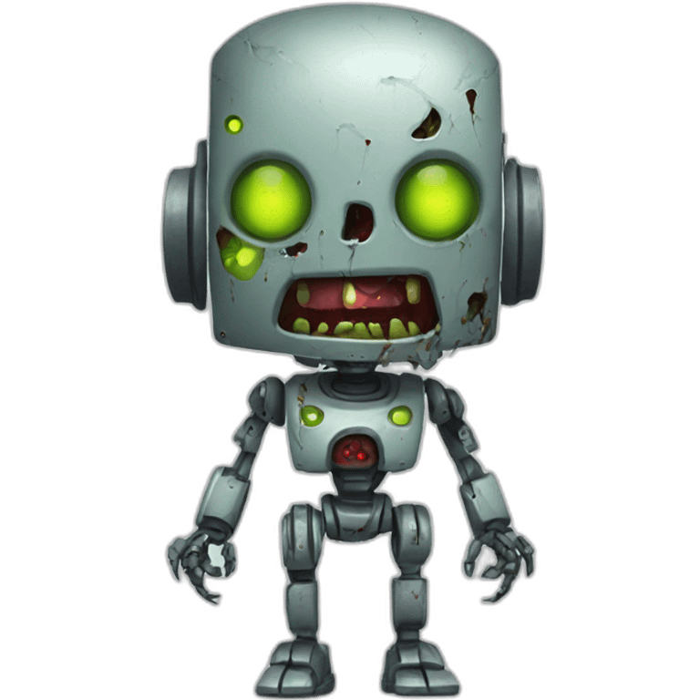 Robot zombie emoji