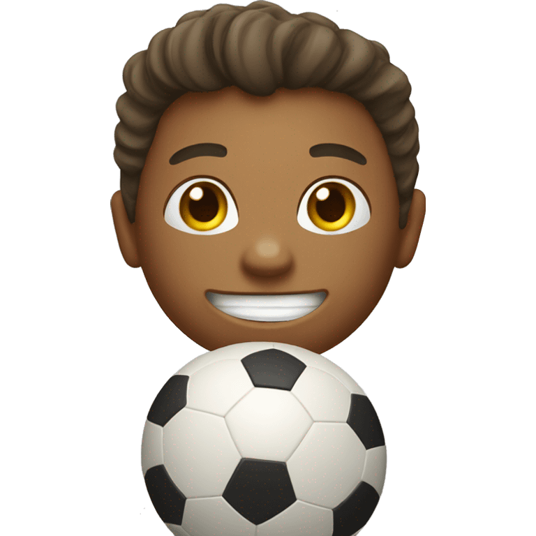 soccer player that is happy emoji