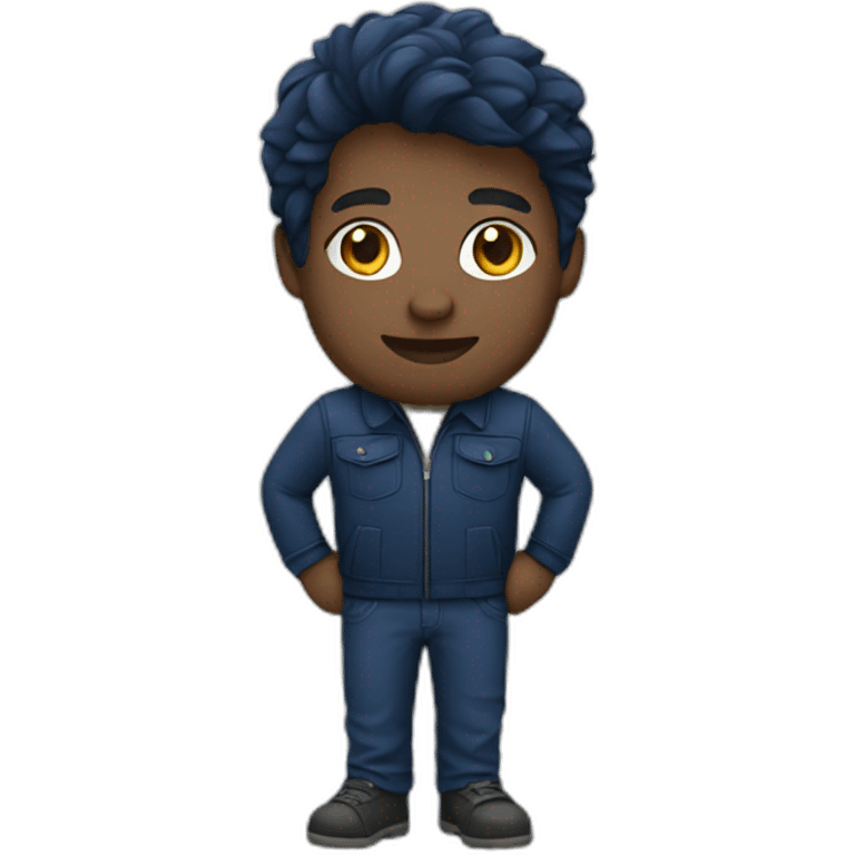 Product owner dark blue outfit emoji