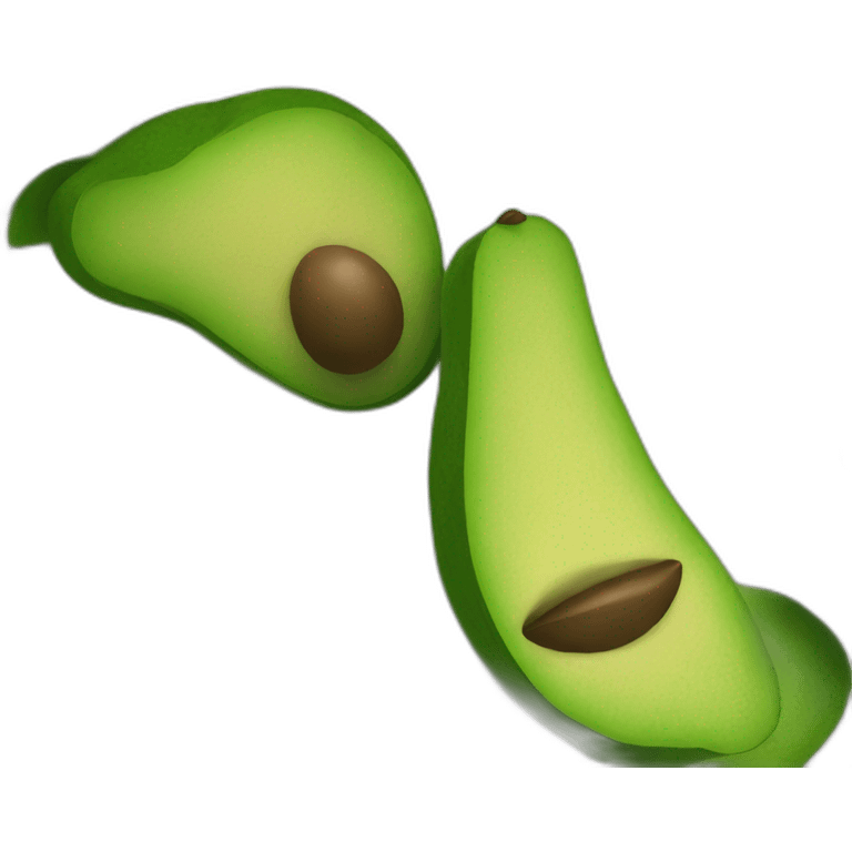 avocado moai statue emoji