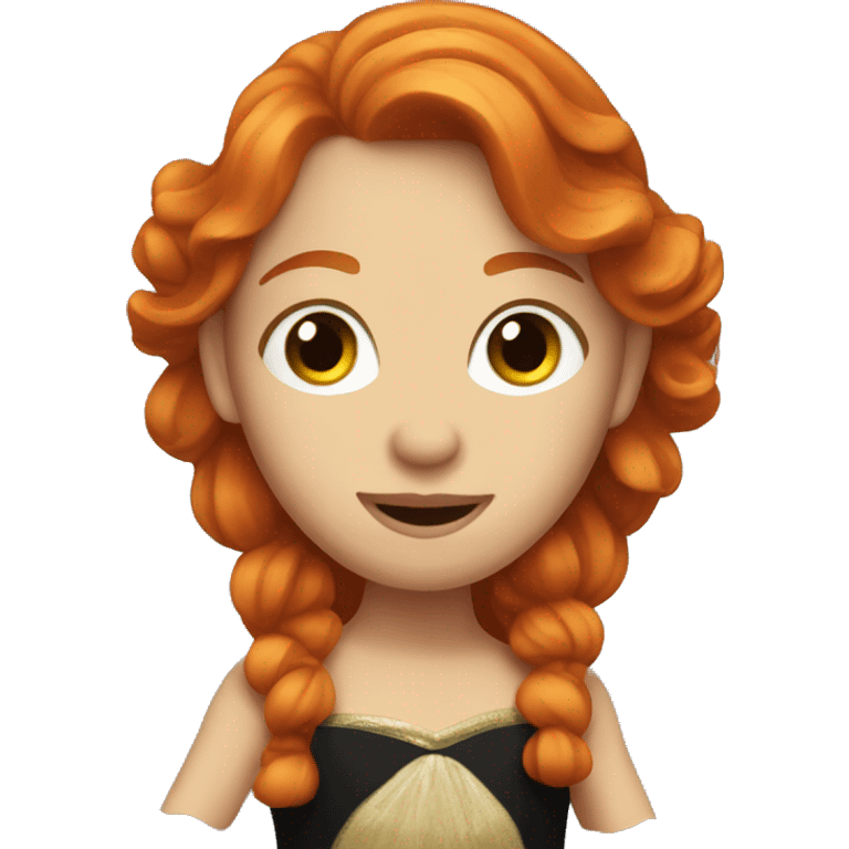 ginger flamenco dancer  emoji