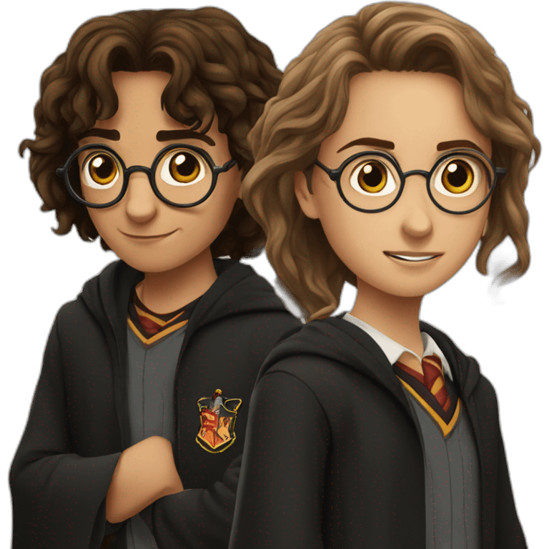 Harry Potter vs hermione emoji