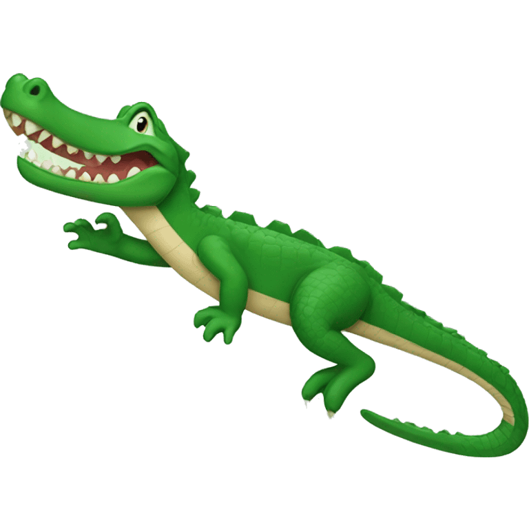 alligator surfing  emoji