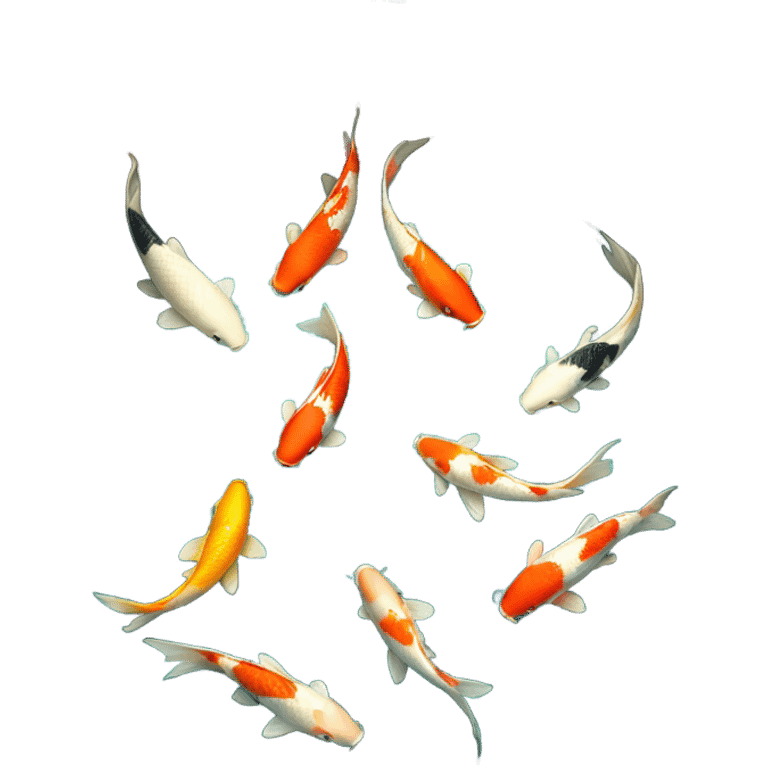 koi pond emoji