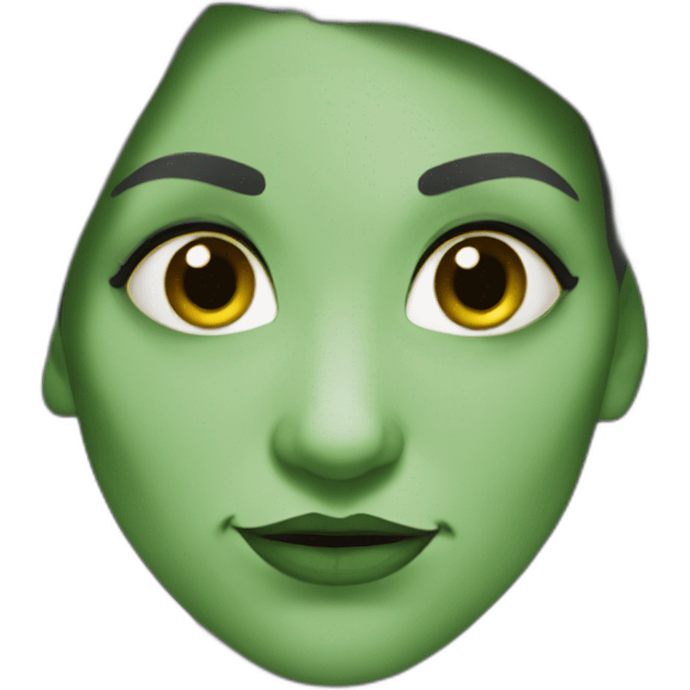 female orc face emoji