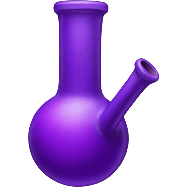 Purple bong emoji