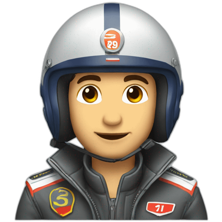 Piloto carreras emoji