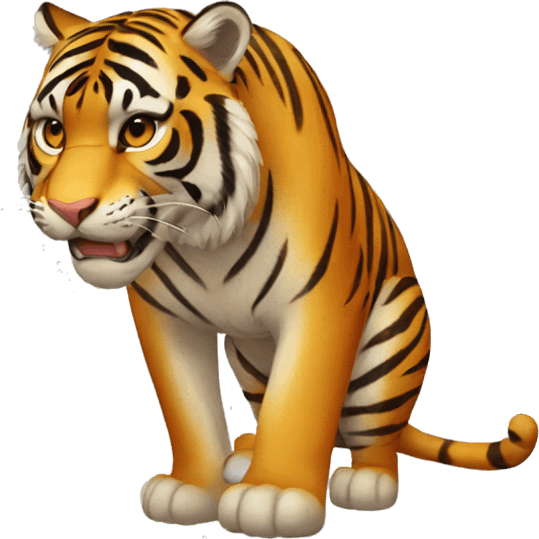 tigre enamorado  emoji