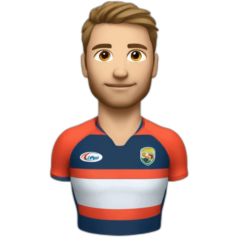 Maillot Lou rugby 2067 emoji