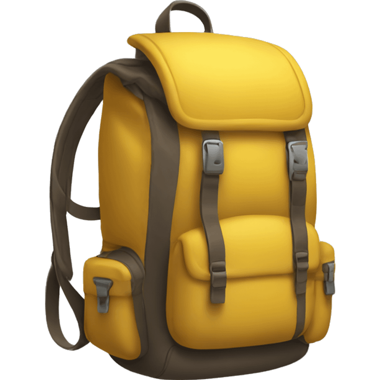 YELLOW backpack emoji