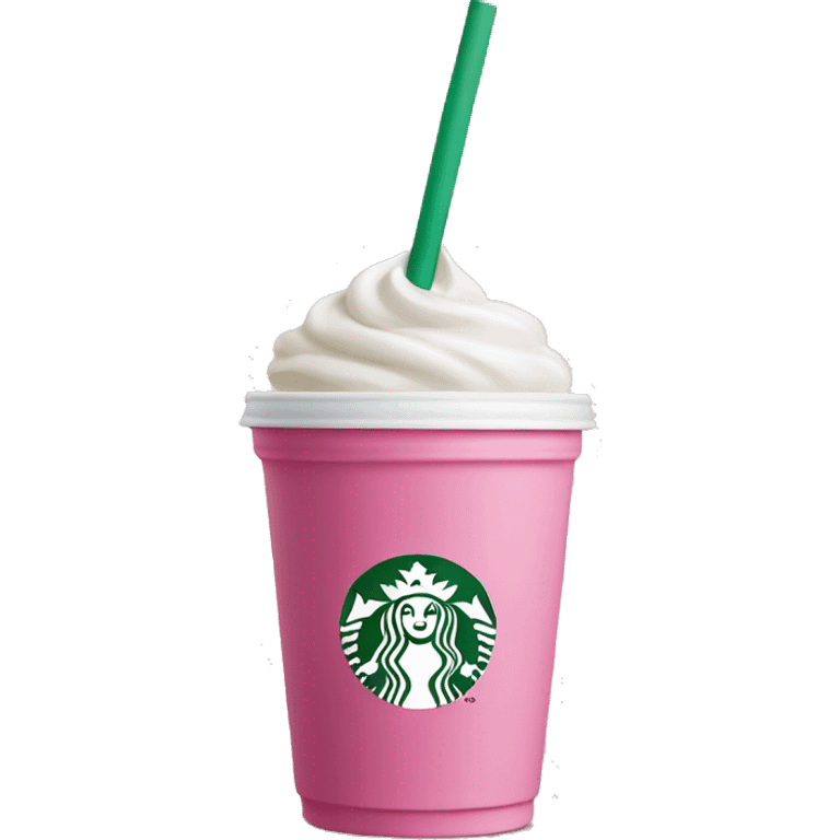 starbucks pink drink no whipped cream emoji