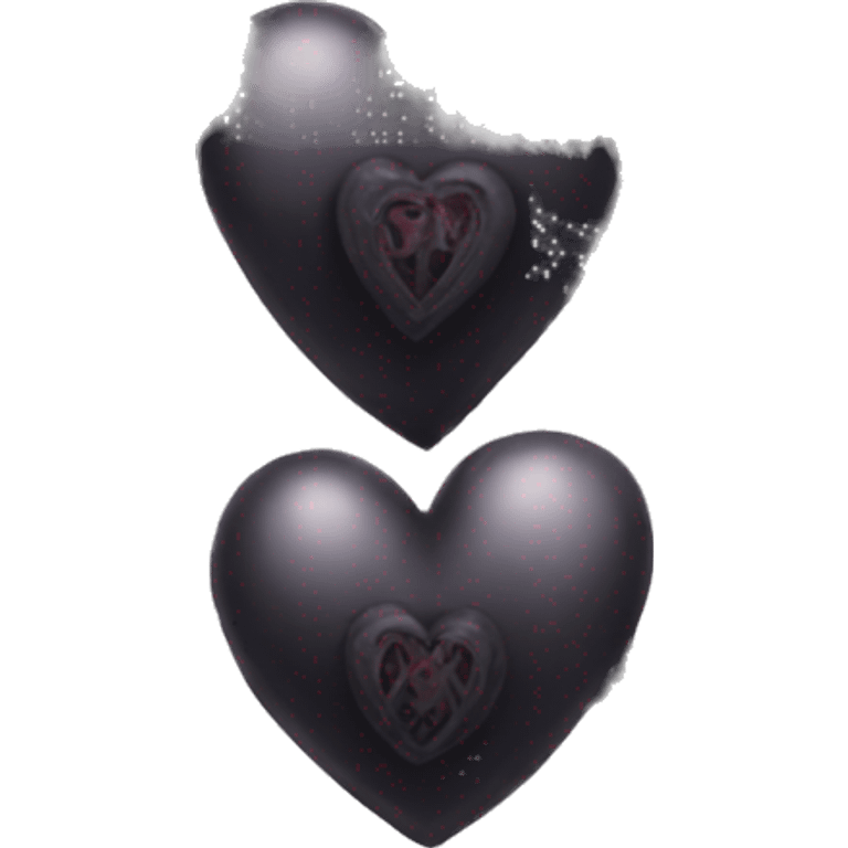 Gothic heart emoji