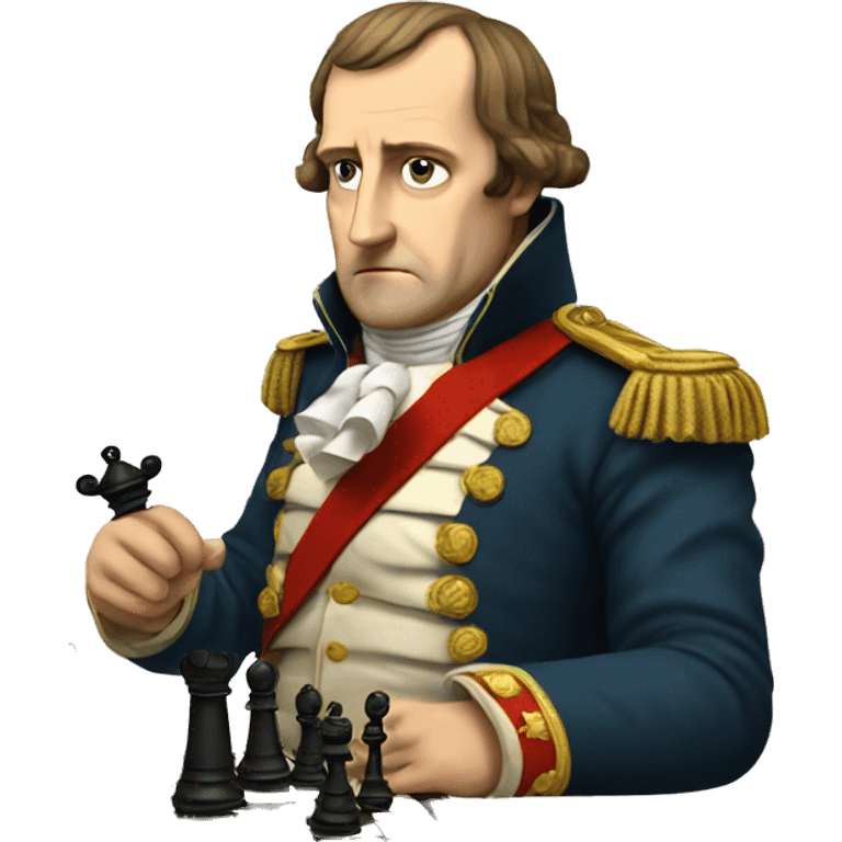 Napoleon playing chess emoji