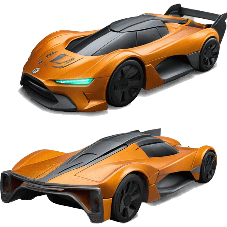 Side view Hot wheels the mandalorian hypercar 1car  emoji