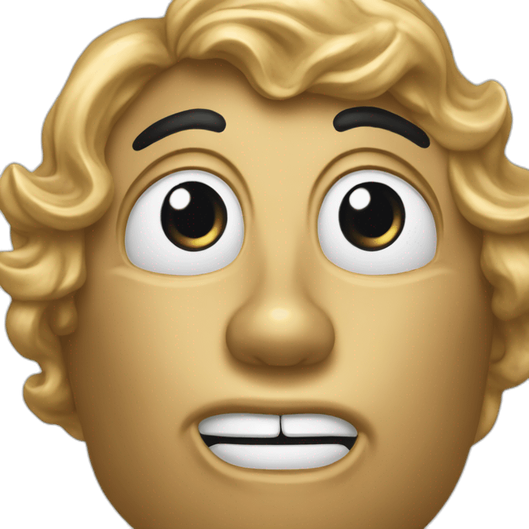 Academy Awards trophy shocked face emoji