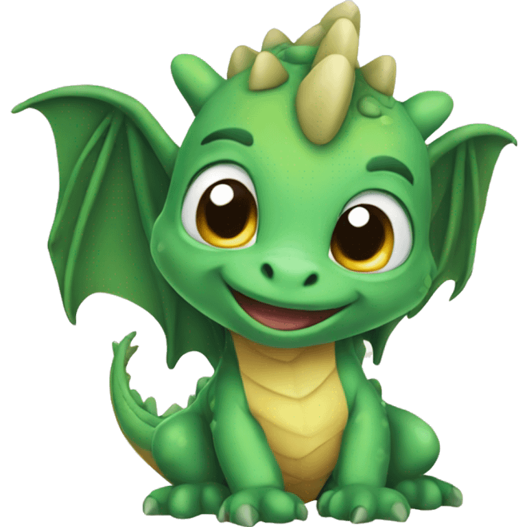 Cute baby dragon emoji