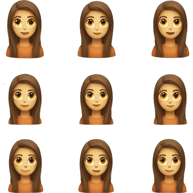 A Girl with Long Brown hair with a 🇹🇷 t Shirt  emoji