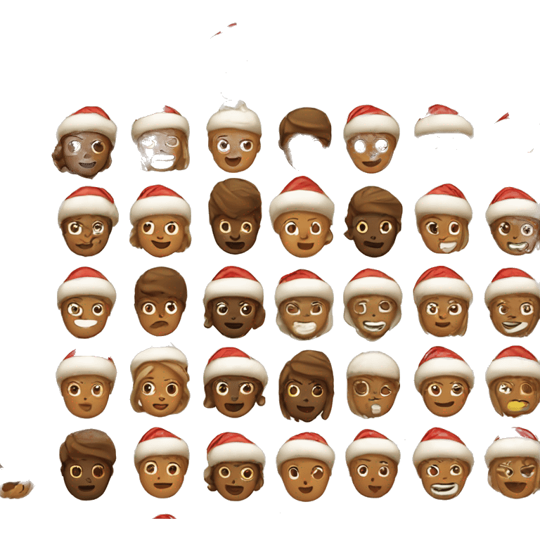 creamy and brown holiday emojis emoji