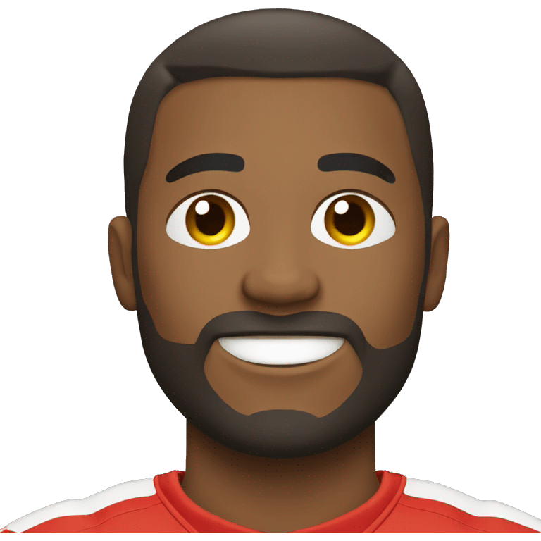 jugador de football con balon emoji