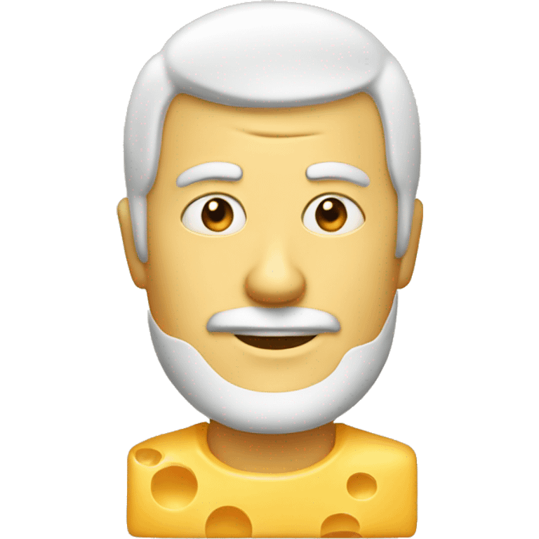 man made of cheese emoji