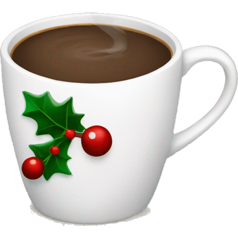 Christmas coffee  emoji