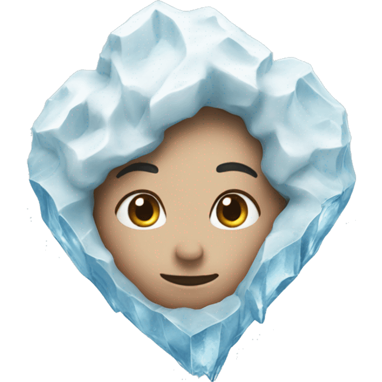 Icy heart emoji