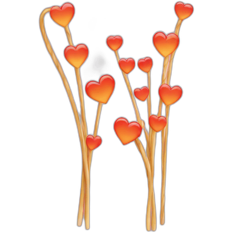 loveheart cat tails emoji